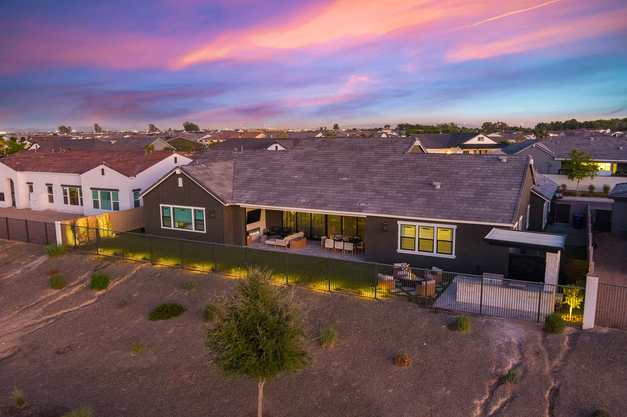 Desert landscaping by Diamond Stone & Synthetic Grass