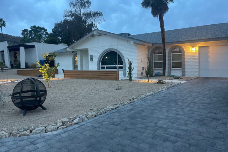 Rock Landscaping project in Phoenix, AZ