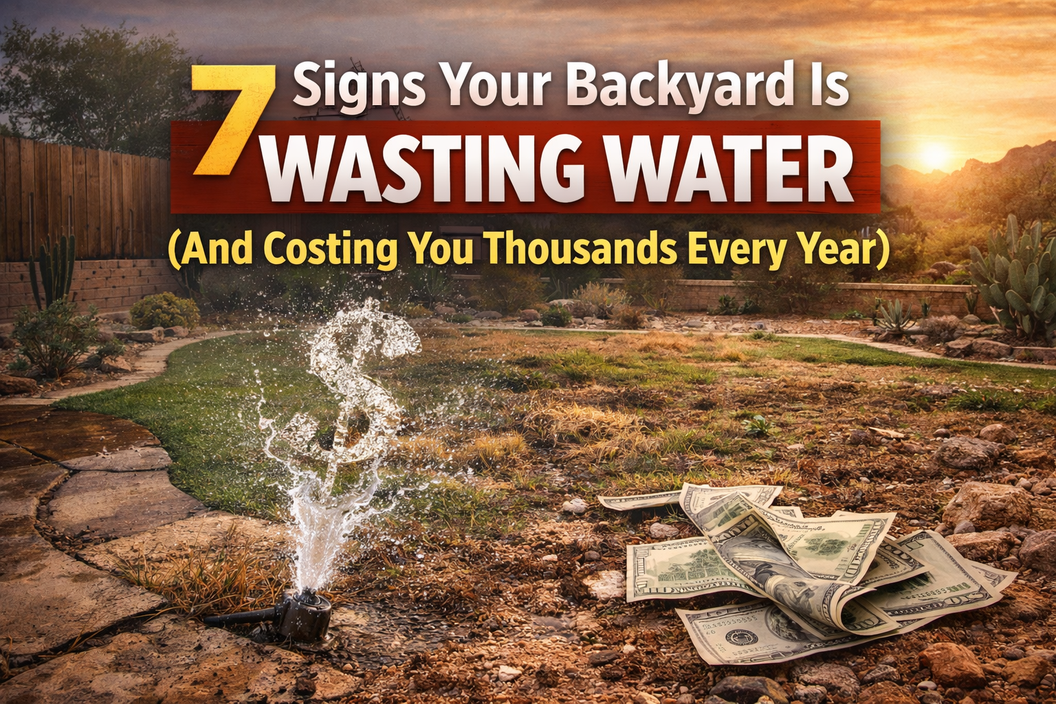 “7 Signs Your Backyard Is Wasting Water (And Costing You Thousands Every Year)”